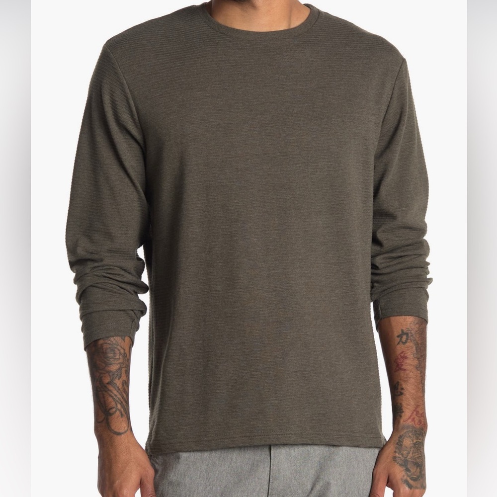 RDI Textured Olive Top Long sleeve T